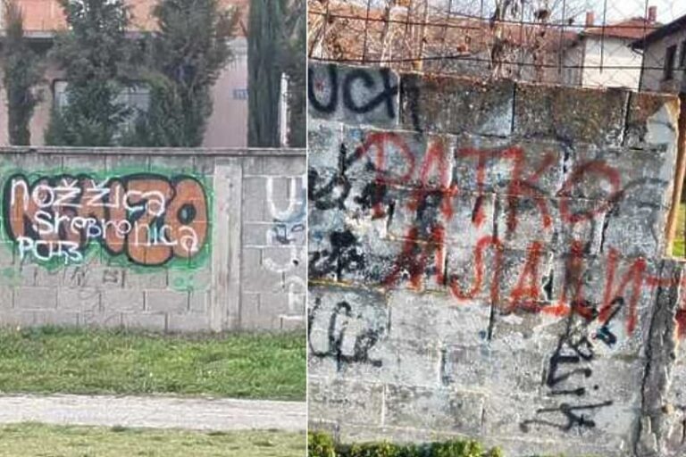 Uvredljivi grafiti osvanuli na zidu škole i fudbalskog kluba u Janji, zatražena reakcija nadležnih