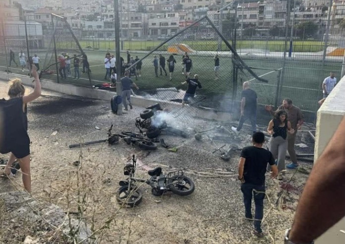 Užas na fudbalskom terenu: Pala raketa, više mrtvih FOTO/