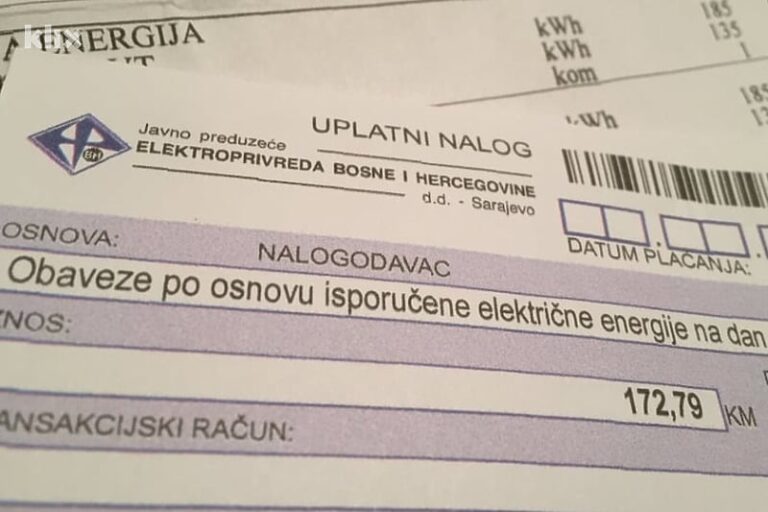 Od sutra struja za korisnike Elektroprivrede BiH skuplja za 10 posto