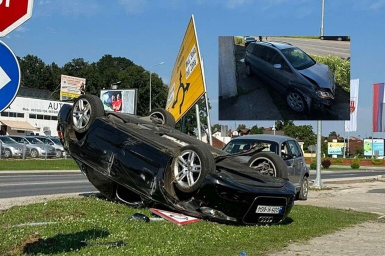 Stravičan udes u Prnjavoru: Pješak za dlaku izbjegao smrt