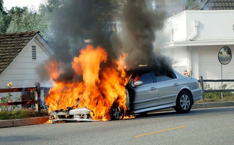 Gorio automobil u Banjaluci