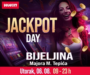 Wwin i Jackpot day: Sutra od 09.00-23.00 časa kiša džekpotova