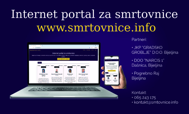 Novi digitalni oglasni prostor za objavljivanje smrtovnica: Počeo sa radom portal smrtovnice.info