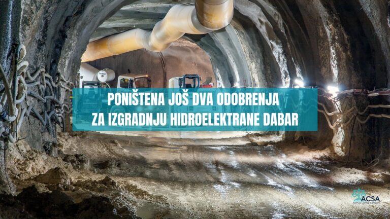 Poništena još dva odobrenja za izgradnju hidroelektrane Dabar: Hoće li vlasti prepoznati dugoročne posljedice ovog „projekta iz prošlosti“ ili će ekološka katastrofa biti neizbježna?