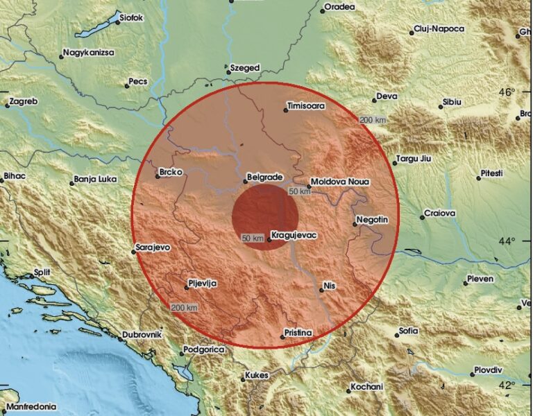 Dva grada u Srbiji pogođena snažnim zemljotresom