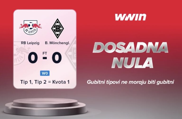 Uz WWIN-ovu Dosadnu Nulu, nema gubitka na 0:0!