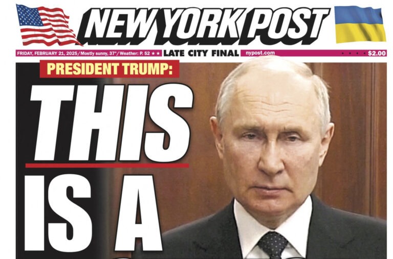 „The New York Post“ poslao Trampu poruku; Tiče se Putina: On je diktator