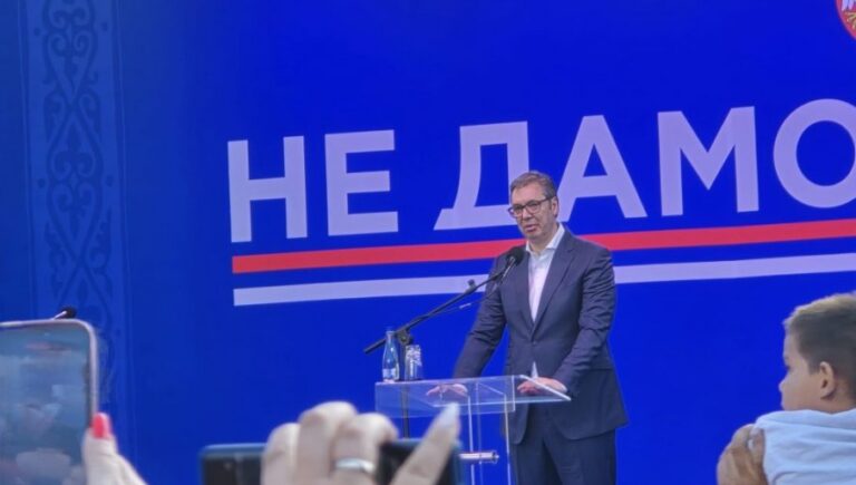 Vučić poručio iz Niša: „Studenti su zavedeni, gotovo je sa zahtjevima“