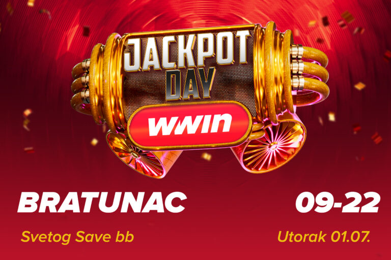 JACKPOT DAY u WWin poslovnici BRATUNAC