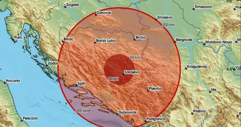 Zemljotres u BiH, osjetio se u ovim gradovima