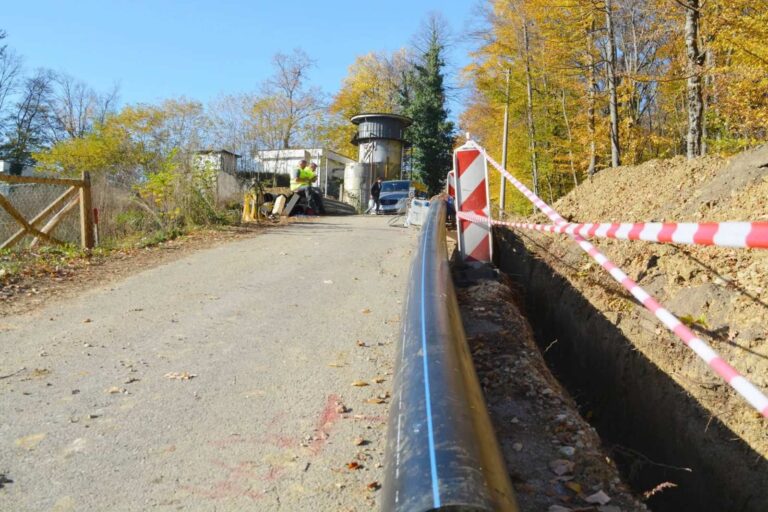 Lopare: Napreduju radovi na novoj trasi glavnog distributivnog cjevovoda