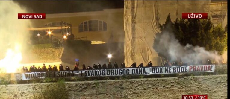 Poruka studenata sa tvrđave u Novom Sadu: Vidimo se sutra i svakog drugog dana, dok ne bude pravda