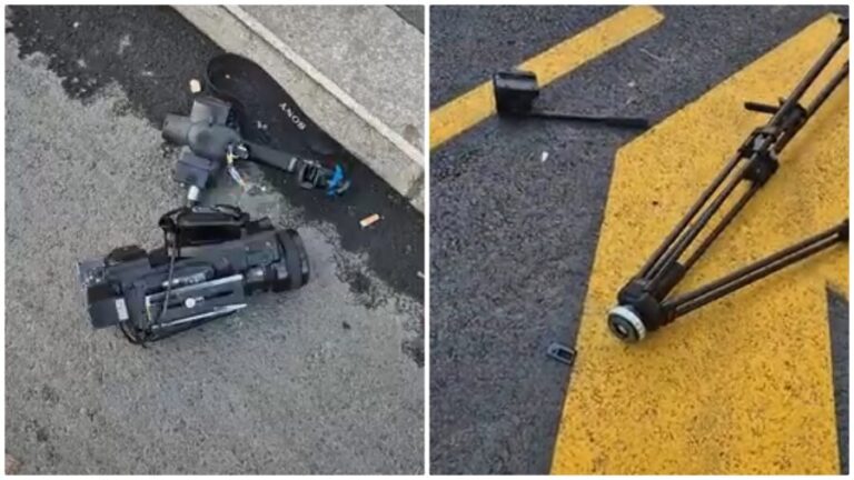 Napadnuta ekipa N1 kod „ćacilenda“, razbijena im kamera