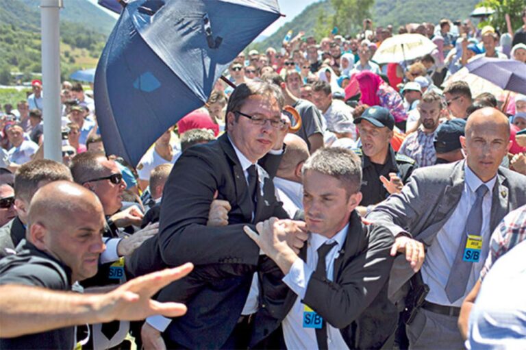 Kamenovanje Vučića u Srebrenici deceniju bez epiloga