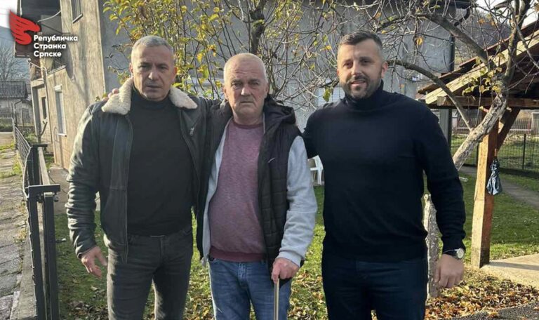 Šekovići: RSS uručila pomoć borcu Slaviši Ševkušiću, potreban novac za dalje liječenje