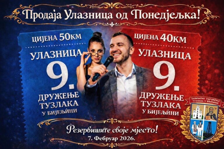 9. druženje Tuzlaka: Mjesto susreta, pjesme i uspomena